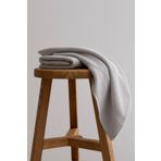 Koza Home Ivory Gri Fitilli Mikro Fiber%100 Pamuk 2'li Banyo Havlusu Seti 50x90-70x140 1126A