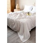 Koza Home Parlin Bej Tek Kişilik Pike 150X220 2609