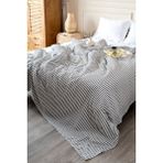 Koza Home Parlin Siyah Çift Kişilik Pike 200X220 2608