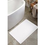 Koza Home Tilos Jakarlı Ayak Havlusu Beyaz 60x90 2225