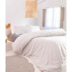 Koza Home Viento Nevresim Takımı Pamuk Polyester Ekru Mavi Çizgili Mavi Çift Kişilik 9510A - 200 x 220 cm