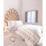 Koza Home Viento Nevresim Takımı Pamuk Polyester Gri Antrasit Çizgili Antrasit Çift Kişilik 9504A - 200 x 220 cm