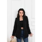 Koza Kadın Blazer Ceket 0101-22 - 42 - Siyah