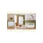 Koza Panjur %100 MDF Büyüyen Bebek Odası Takımı ( 3 Kapılı Dolap&Şifonyer&80x130 Büyüyen Sabit Beşik)