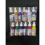 Koza Sanat 12 Renk 30 ml Da ml alıklı Hazır Ebru Boyası