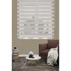 Koza Stor 125V02 Bej Kırçıllı Bambu Zebra 120x260 cm Stor Perde