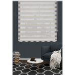 Koza Stor 125V02 Bej Kırçıllı Bambu Zebra 190x260 cm Stor Perde