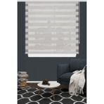 Koza Stor Bej Bambu Zebra Stor Perde - 140 x 200 cm
