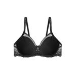 Koza Underwear Kadın Tül Detaylı Dolgusuz Toparlayıcı Minimizer Sütyen Siyah 90B