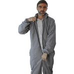 Kozagen Teknik Tekstil Yıkanabilir Kapüşonlu Terletmez Tulum, Işçi Tulumu, Boyacı Tulumu, Çiftçi Tulumu, Iş Tulumu - Gri - L - XL