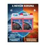 Kozalak Kırmızı Antifriz -42°C 4 Mevsim Organik 2 Adet (2x5lt) | Araba Motosiklet Güneş Enerji Sistemi ve Kalorifer Antifrizi - Motor Donma Ve Soğutma Koruması