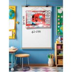 Kozalak Tasarım Atatürk Ilke ve Inkılapları Afişi Okullar Için Pvc Kaplı Tek Parça Büyük Boy (A3) Afiş 30*42 cm