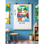 Kozalak Tasarım Mevsimler Afişi Okul ve Sınıflar Için Pvc Kaplı Tek Parça Büyük Boy (A3) Afiş 30*42 cm