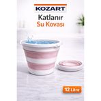 KOZART 12 Litre Katlanır Su Kovası