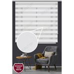 Kozastor Beyaz Bambu Zebra Stor Güneşlik Perde
