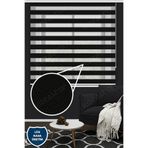 Kozastor Zebra Stor Perde Siyah Lüx Kalite 125 V09