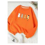 KOZİA OUTDOORS baskılı oyaka unisex oversize sweatşhirt
