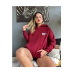 KOZİA OUTDOORS malkoçbey cherısh tıme baskılı oversize unisex sweatşhirt