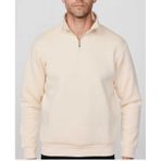 Kozia Outdoors Malkoçbey Dik Yakalı Fermuarlı Oversize Unisex Sweatshirt Bej Bej