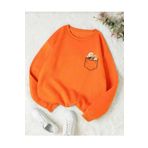 KOZİA OUTDOORS o yaka baskılı oversize unisex sweatşhirt