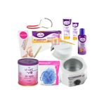 Kozmiss Ağda Isıtıcı Makine 240 ml Pudralı Tüy Sarartıcı Kremli Konserve Ağda Seti 7 Parça