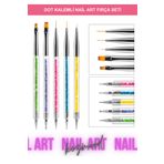 KozMood Tırnak Desen Fırçası | Kalıcı Oje, Protez Tırnak Nail Art Fırça Seti