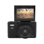 kozo-f 5K Dijital Retro Video Kamera 75MP 18X Zoom Flaşlı (64GB) Kart Dijital Vlog Fotoğraf Makinesi TÜRKÇE