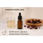 Kozpak Tekli Amber Boş Cam Şişe Siyah Damlalıklı Serum Uçucu Yağ ve Aromaterapi Için - 30 ml