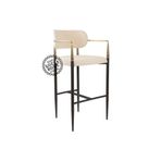 KOZZA HOME Casares Bar Sandalye Pirinç Eskitme - 65 cm