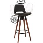 KOZZA HOME Retro 360 Döner Oturum Bar Sandalye - 65 cm cm