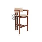 KOZZA HOME Trio Bar Sandalye Ceviz - 75 cm
