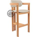 KOZZA HOME Trio Bar Sandalye Naturel - 65 cm