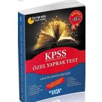KPPS Genel Yetenek - Genel Kültür Özel Yaprak Test - Akıllı Adam Yayınları Komisyon