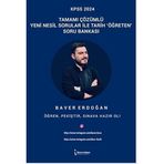 KPSS 2024 Tamamı Çözümlü Yeni Nesil Sorular İle Tarih Öğreten Soru Bankası