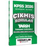 Kpss 2026 Ortaöğretim Ön Lisans Tarih Konularına Göre Çıkmış Sorular (2024 SORULARI DAHİL) TX275F88BA158961 Yediiklim Yayınları