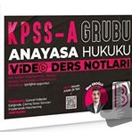 KPSS A Grubu Anayasa Hukuku Video Ders Notları