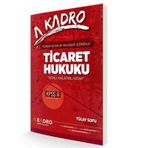 KPSS A Grubu Ticaret Hukuku Konu Anlatımlı - A Kadro Yayınları