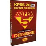 KPSS Eğitim Bilimleri Tamamı Çözümlü Süper 5'li Deneme Yediiklim Yayınları