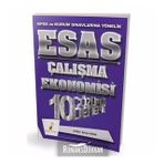 KPSS Esas Çalışma Ekonomisi 10 Çözümlü Deneme Erhan Arda Pelikan Tıp Teknik Yayınları