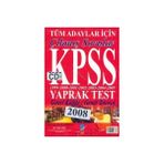 KPSS GENEL KÜLTÜR - GENEL YETENEK ÇIKMIŞ SORULAR YAPRAK TEST