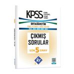Kpss Genel Yetenek Genel Kültür Ortaöğretim Son 5 Sınav Çıkmış Sorular Kr Akademi Yayınları