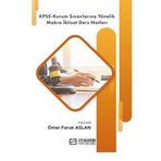 KPSS-Kurum Sınavlarına Yönelik Makro İktisat Ders Notları / ...