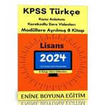 Kpss Lisans Enine Boyuna Türkçe Modüler Kitap Seti - Enine Boyuna Eğitim