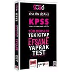 Kpss Lise Önlisans Tüm Dersler Tek Kitap Yaprak Test 2026