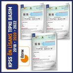 KPSS Ön Lisans 2018-2020-2022 ÖSYM Tıpkı Basım Çıkmış Soru 3 Kitapçık Seti Video/PDF Çözümlü TG
