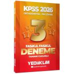 Kpss Ortaöğretim Önlisans Genel Kültür Genel Yetenek 3'Lü Fasikül Deneme 2026
