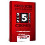 Kpss Ortaöğretim Son 5 Sınav Çıkmış Sorular (2024 Soruları Dahil) 2026
