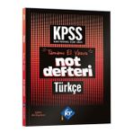 KR Akademi 2026 KPSS Türkçe Not Defteri