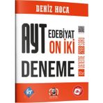Kr Akademi Deniz Hoca AYT Edebiyat 12 Deneme Üniversite Hazırlık Kitabı 2024 Basım Dili Türkçe