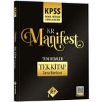 KR Akademi Kpss Genel Yetenek Genel Kültür Kr Manifest Tüm Dersler Tek Kitap Soru Bankası